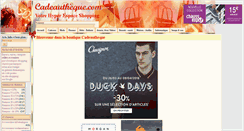 Desktop Screenshot of cadeautheque.com